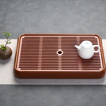??免運 可開發票 正品電木茶盤儲水式干泡臺德國家用高端功夫茶具電膠木蓄小茶臺