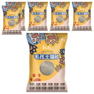 Pet Feed Shop 毛孩王 粗貓砂  海洋玫瑰味  5kg  6包
