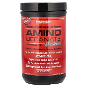 MuscleMeds, Amino Decanate，混合水果味，13.4 盎司（381 克）