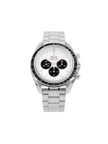 OMEGA - 2019 pre-owned Speedmaster Professional Moonwatch Tokyo Olympics 42mm - unisex - stainless steel/Sapphire Crystal - One Size - White