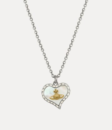 Vivienne Westwood Petra Pendant Necklace Platinum-gold-white-pearl-tint-mop-white-opal Platinum-gold-white-pearl-tint-mop-white-opal Women