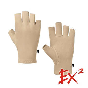 【EX2德國】保暖半指手套『卡其』864024 戶外 露營 登山 健行 通勤 休閒 時尚 保暖 手套