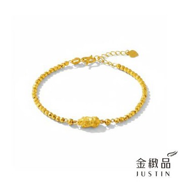 金緻品 黃金手鍊 貔貅相伴 1.77錢 5G工藝