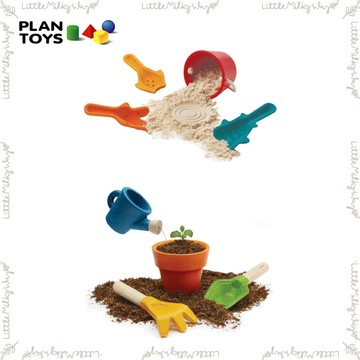 【LMW親子選品】現貨🌿泰國 Plantoys - 小園丁工具組 玩沙工具組🌿木質玩具 學習玩具 益智玩具 學習認知系列