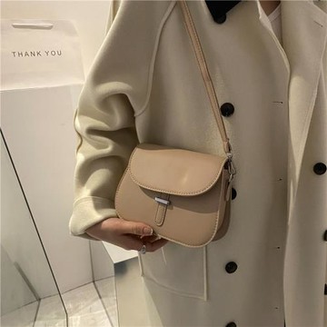 高級感小包包女ins質感2025新款潮時尚單肩斜挎包復古小眾馬鞍包