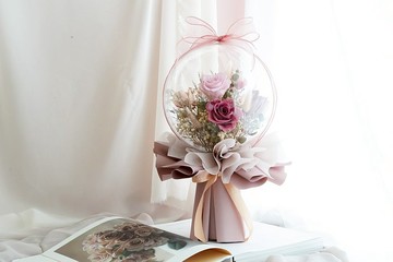 【客製化禮物】獨特優雅的 波波球 不會破 可站立 情人節 母親節