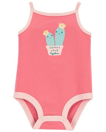Baby Cactus Tank Bodysuit