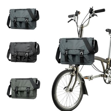 Litepro 自行車包防水大容量斜挎背包超輕便攜自行車頭包適用於 Brompton 包