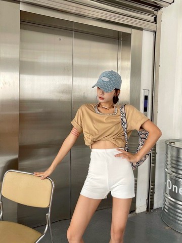 2022春秋打底短褲女夏外穿防走光安全褲緊身提臀瑜伽騎士褲潮休閑