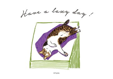 Have a lazy day! | A4海報