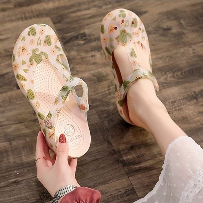 サンダル レディース つっかけ ストラップサンダル サボサンダル ぺたんこ 柔らかい 花柄 大人可愛い カジュアル シンプル 通販 Lineポイント最大0 5 Get Lineショッピング