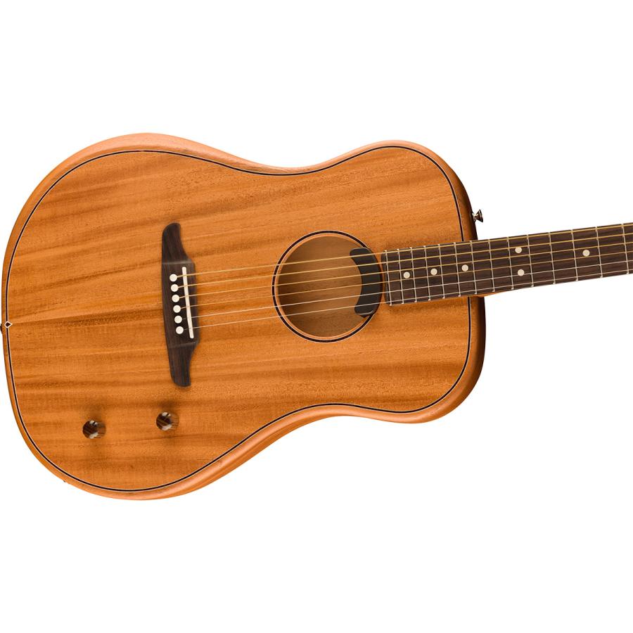 Fender フェンダー Highway Series Dreadnought All-Mahogany エレアコギター 薄型ボディ トップ単板