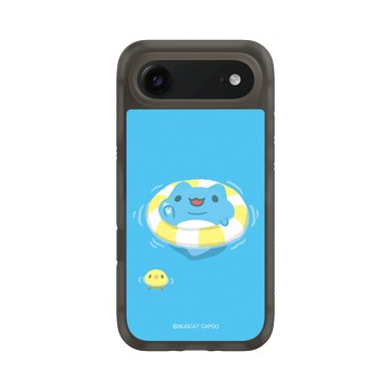 iPhone Air AirX 本質黑 - 貓貓蟲咖波 Bugcat Capoo - 咖波游泳趣