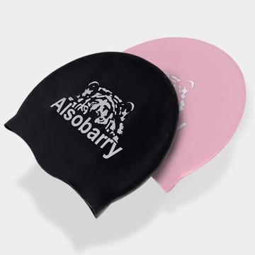 游泳帽男女長發專用防水護耳不勒頭硅膠大號印花時尚專業游泳裝備