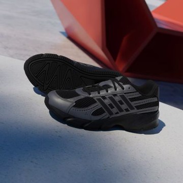 adidas 休閒鞋 Technochaos 2000 男鞋 黑 銀 復古 運動鞋 愛迪達 JR7229