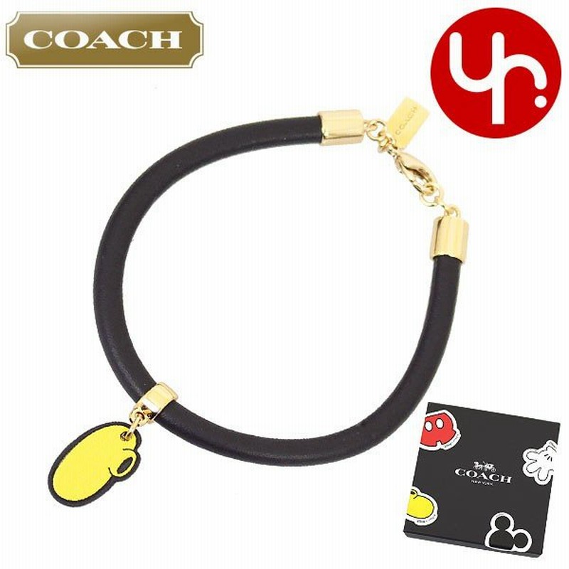 コーチ Coach アクセサリー ブレスレット F ゴールド ブラック コーチ ディズニー レザー シューズチャーム ブレスレット Box付 アウトレット レディース 通販 Lineポイント最大0 5 Get Lineショッピング