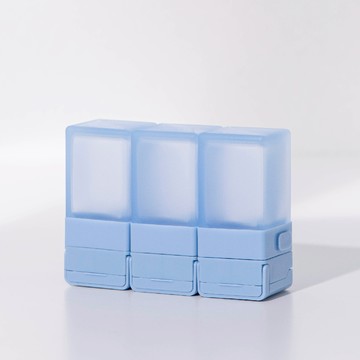 suzzi - 積木旅行分裝瓶 三件旅行組-S/M/L-尼斯藍