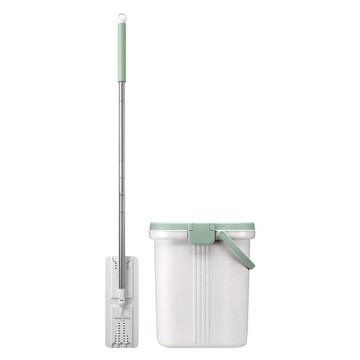 3M Scotch-Brite 百利 免手洗平板拖把刮水桶組 HFB001  1組  126.5cm + 40.5 x 35 x 23cm