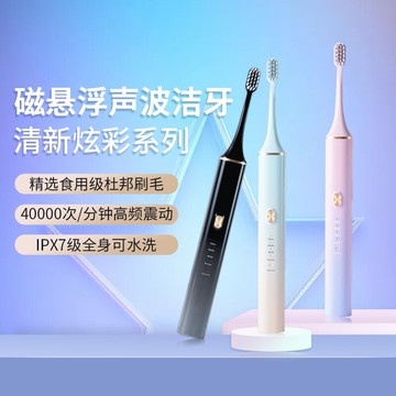 磁懸浮聲波電動牙刷 情侶套裝防水充電全自動男女學生黨軟刷 毛便攜 全館免運
