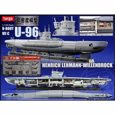 0417/竣工時】 タルガ 1/144 鋼密度模型 Uボート/U-BOOT U-96 コンプリートセット ハインリヒ・レーマン・ ヴィレンブロック大尉指揮艦 竣工時塗装Ver | LINEブランドカタログ