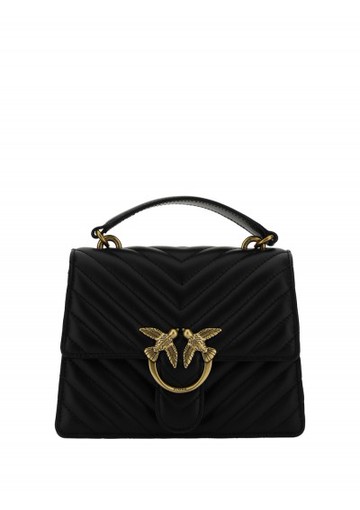 Pinko - Love One Shoulder Bag - Womens - Black