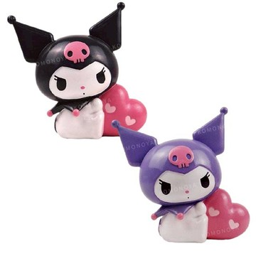 小禮堂 Sanrio 三麗鷗 酷洛米 樹脂造型存錢筒 (抱愛心款)
