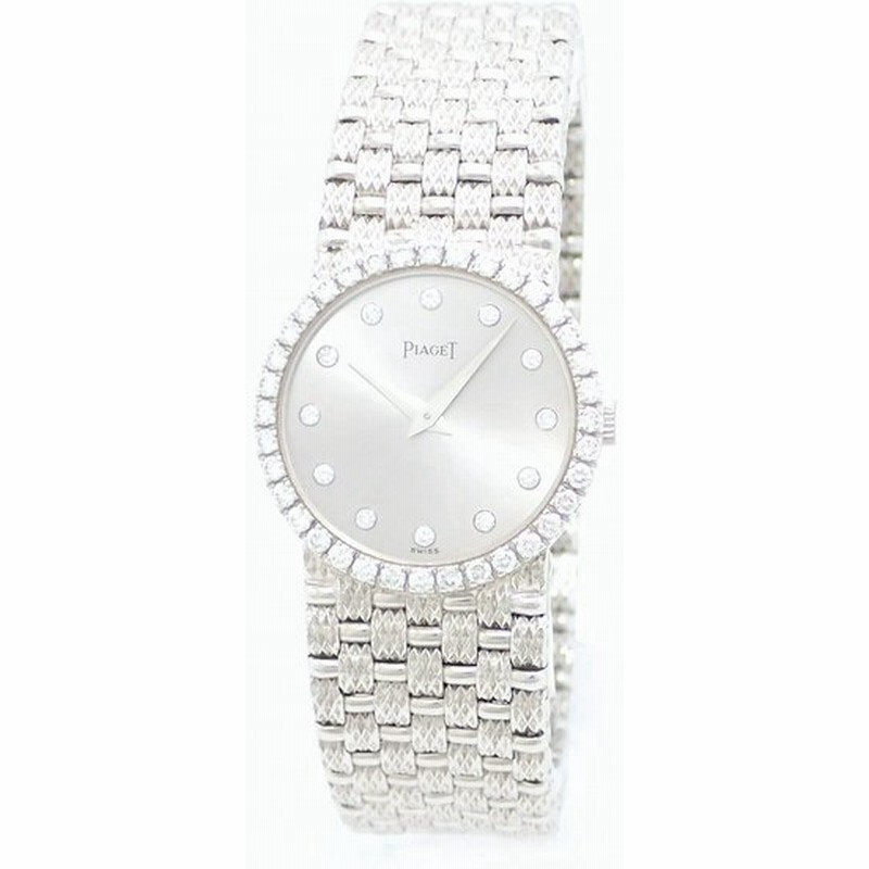 ウォッチ Piaget ピアジェ トラディション シルバー文字盤 K18wg 750wg ホワイトゴールド ダイヤベゼル 12pd レディース 手巻 機械式 腕時計 9703 D23 K 通販 Lineポイント最大0 5 Get Lineショッピング