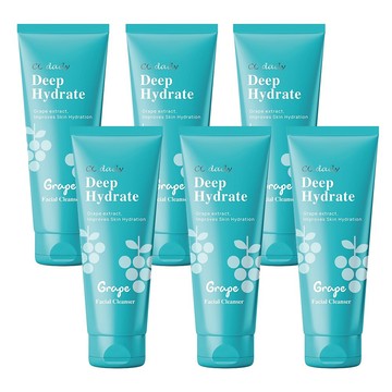 《台塑生醫》CC daily深層保水洗面乳120gx6入