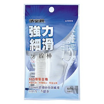 依必朗強力細滑牙線棒60支