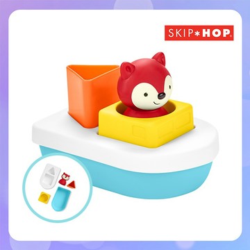 【SKIP HOP】ZOO弗格森狐狸漂浮小船  洗澡玩具