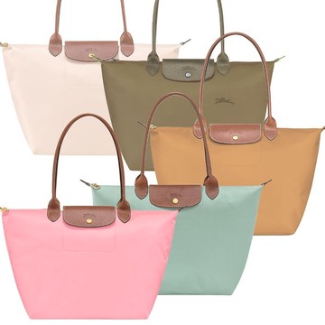 LONGCHAMP Le pliage L 長提把摺疊水餃包-多款可選