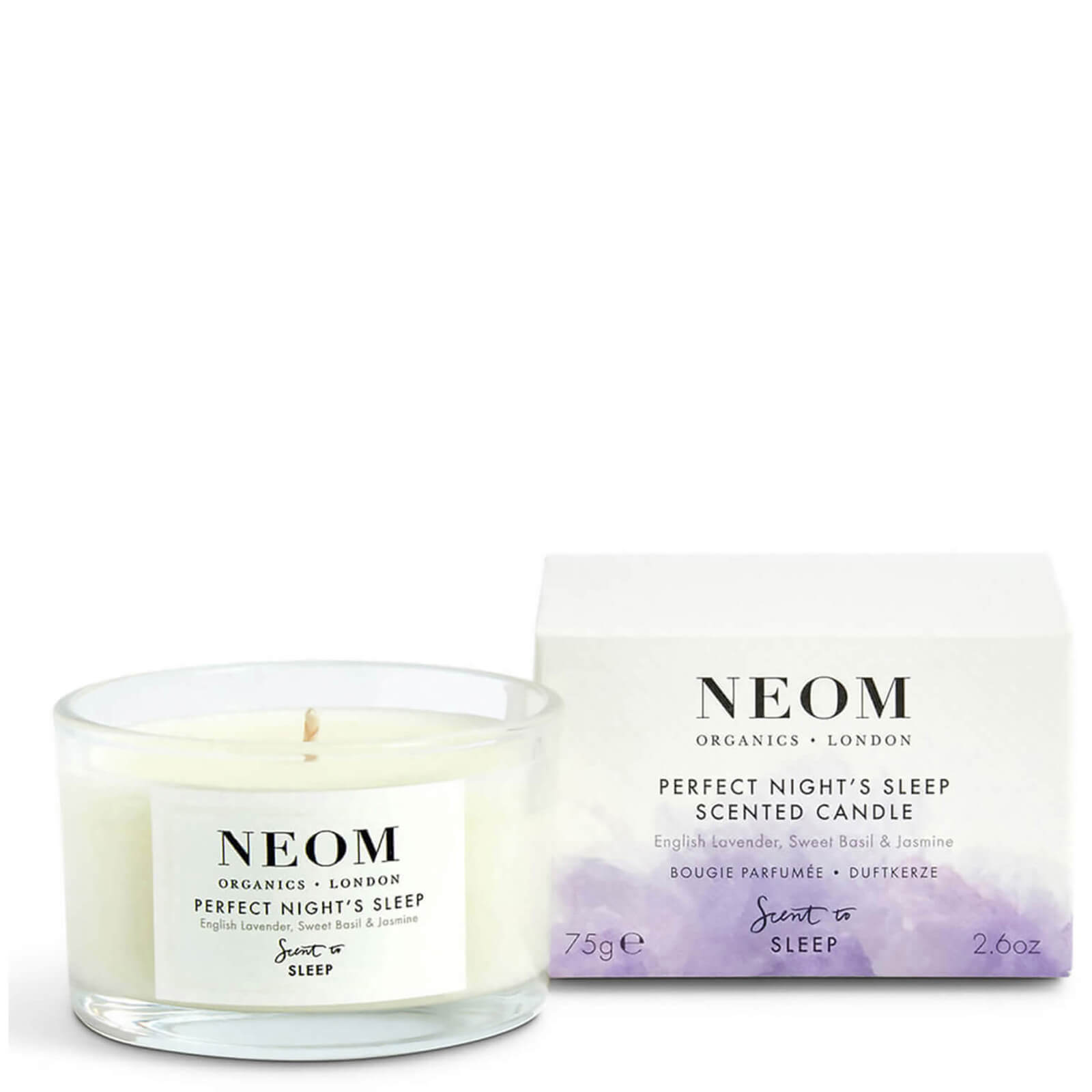 NEOM 舒緩恬睡迷你香氛蠟燭 75g