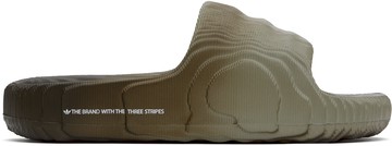 adidas Originals 灰色 Adilette 22 拖鞋