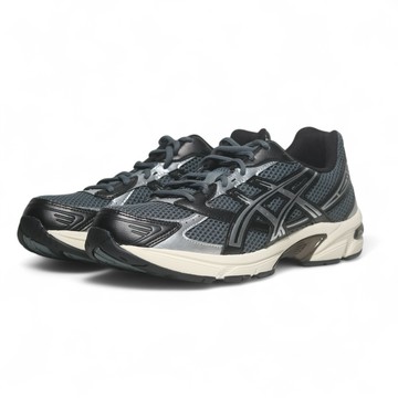 ASICS 慢跑鞋 GEL-1130 黑銀綠 奶油底 復古 運動鞋 男 1203A609021