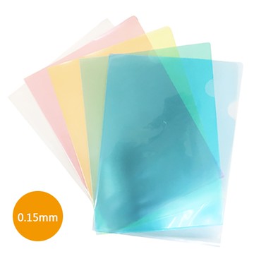 E310 L型文件夾 0.15mm12入(L夾) (NOD)