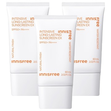 INNISFREE 台灣公司貨 向日葵完美清爽防曬霜 SPF50+ PA++++  3個  60ml