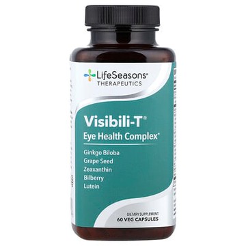 LifeSeasons, Visibili-T，眼睛健康複合物，60 粒素食膠囊