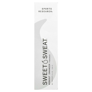 Sports Research, Sweet Sweat®，鍛鍊強化劑，椰子味，6.4 盎司（181 克）