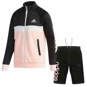 アディダス Adidas ジュニア Girls Ess ジャージ ジャケット ハーフパンツ上下セット ヘイズコーラル ブラック 通販 Lineポイント最大1 0 Get Lineショッピング