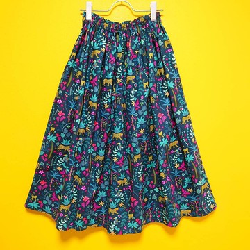 【訂製商品】 叢林風長裙 / 均碼 / 美國布料 / 日本製造 /