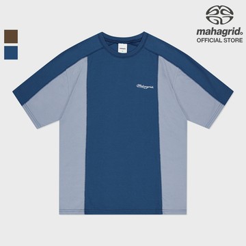 [MAHAGRID] 塊款t恤_中性_韓風BLOCK SECTION TEE