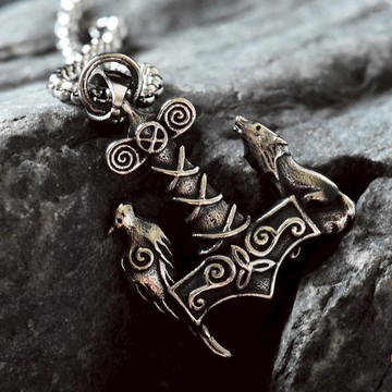 STEEL鋼。北歐護身符吊墜 | NST093NAN