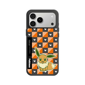 iPhone 18 Pro Max SolidX 黑 - 寶可夢 Pokemon - 多彩系列-伊布格紋