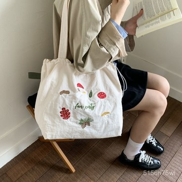 限時特賣⭐託特包帆布包女大容量2025新款單肩包休閒百搭手提袋學生上課通懃託特包