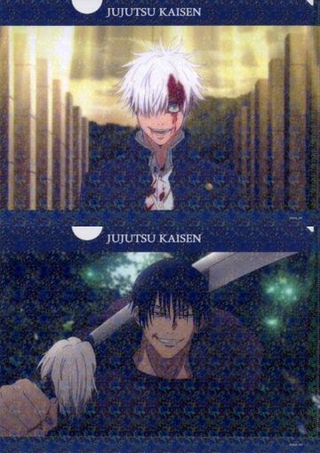 集合A4場景圖透明文件夾2張SET C咒術迴戰懷玉 玉折TOHO animation STORE限定