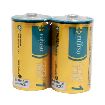 gq440fujitsu 鹼性電池 富士通 1號 2入 1.5v 熱水器 電池 乾電池 日本製
