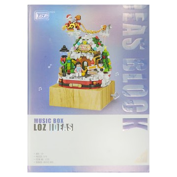 LoZ 積木玩具 NO.1238  聖誕屋音樂盒  1盒