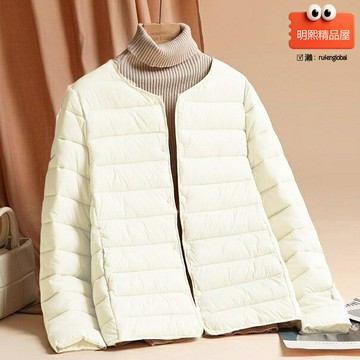 【輕暖修身】棉服女 短款棉衣 保暖棉服 輕薄棉衣 內膽棉服 秋冬棉服 圓領修身 百搭內穿 貼身保暖 秋冬內搭必備