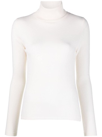 Allude - roll-neck cashmere jumper - women - Cashmere - XL - Neutrals