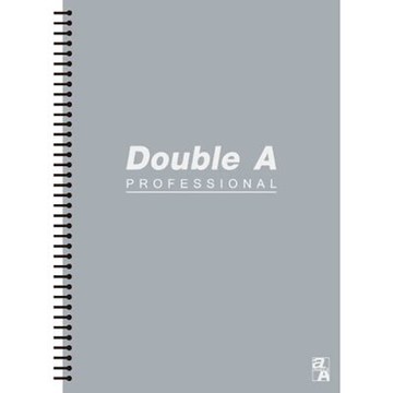 【文具通】Double a A5 25k50張入活頁筆記本 灰 A3011259【領券滿額再折千12/31止】